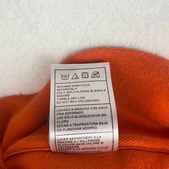 Vintage Reebok Miami Dolphins Sweater Mens Large Orange Pullover Sweatshirt - Picture 12 of 12